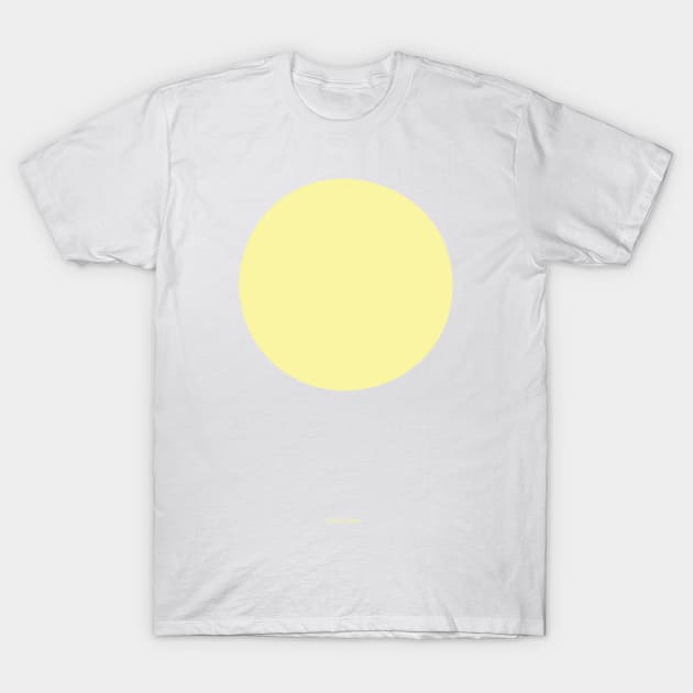 Circular - Crayola Lemon Yellow T-Shirt by Eugene and Jonnie Tee's